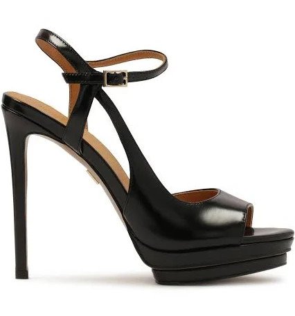shoes Чорні босоніжки на платформі та шпильці Kazar $7099