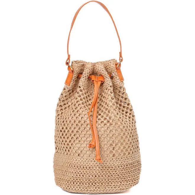 bag Сумка жіноча плетена папір бежева ХЕЙЗЕЛ 742-048 Luckylook $1995