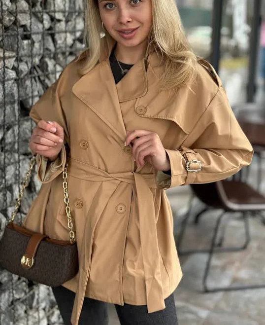 jacket Бежевий тренч короткий Maritel $799