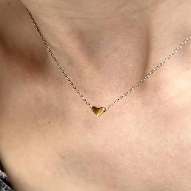 accessory Ланцюжок з кулоном сердечко срібло 925 Shafa $1200