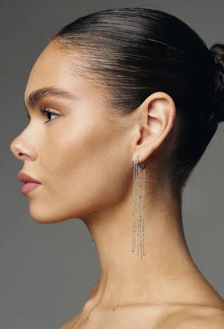 accessory Сережки з довгими ланцюжками 