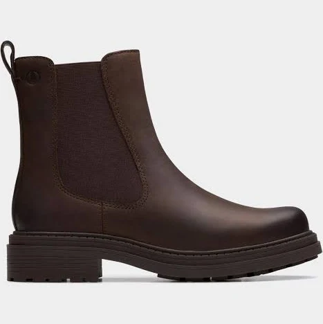 shoes Шкіряні Жіночі Челсі Clarks (OW5872) колір темно-коричневий Intertop.ua $2969