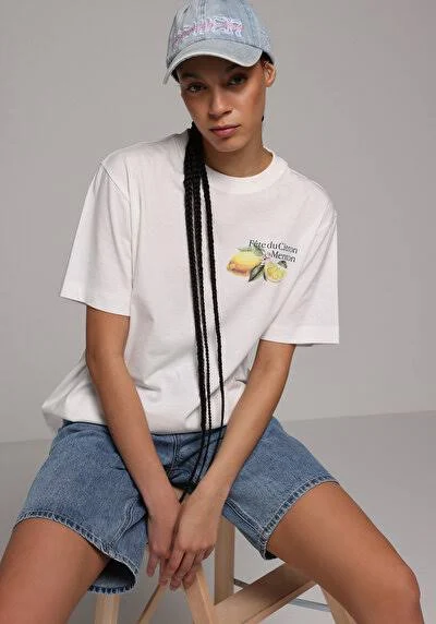 t-shirt COLIN'S Футболка З Коротким Рукавом Жіноча Біла Colin's $395