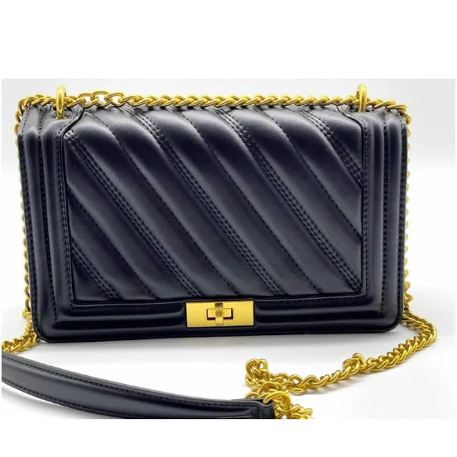 bag Елегантна жіноча сумка cross-body із металевим ланцюжком Paris-10887 чорна. Сумки ROZETKA $699