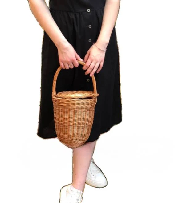 bag Сумка- кошик плетена з лози. Арт:D 3331 Золотая лоза $750