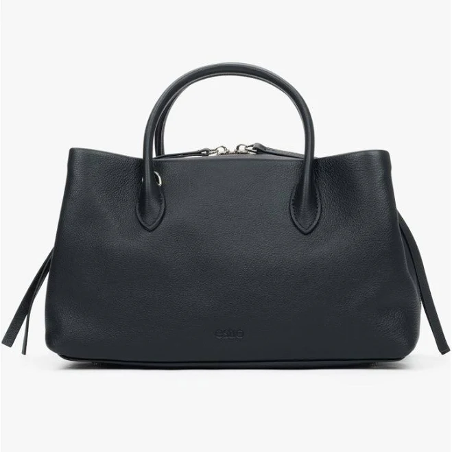 bag Estro Сумка-тоут шкіряна чорна / розмір Estro $4540