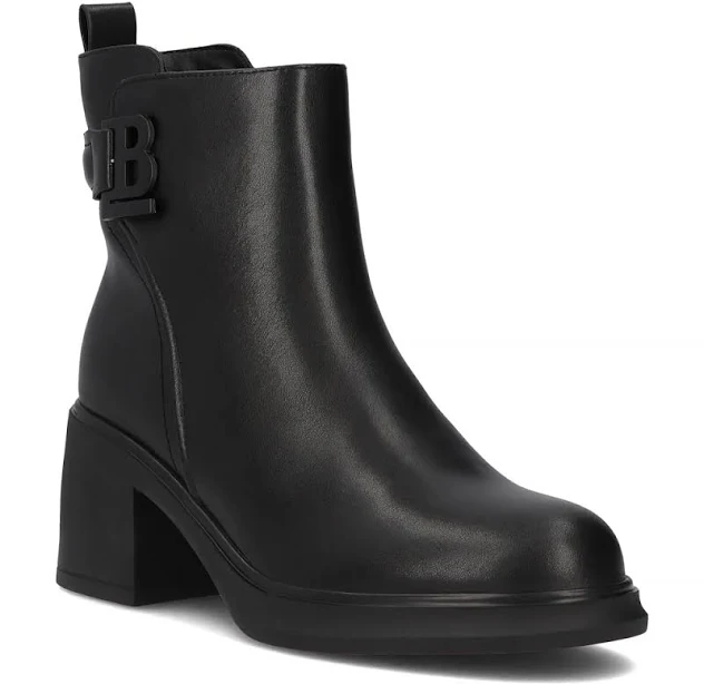 shoes Шкіряні черевики на підборах Filippo DBT6547/24 BK чорні Filippo.com.ua $2171.17