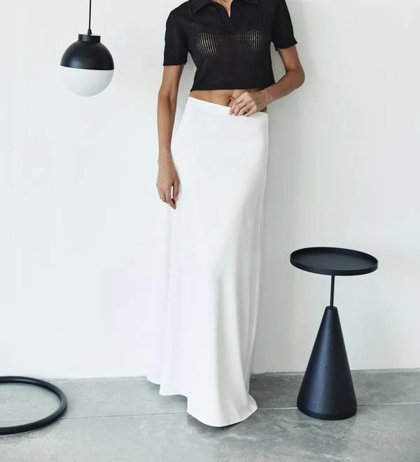 skirt Gepur атласна спідниця максі gepur.com $1399