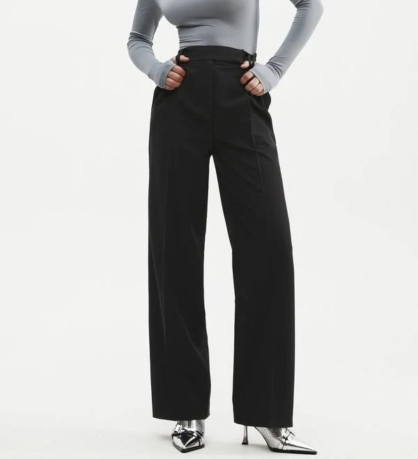 trousers Gepur Прямі чорні штани зі стрілками gepur.com $2399