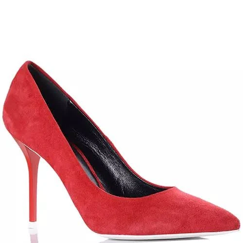 shoes Човники Griff Italia із замші червоного кольору rechi.ua $5265