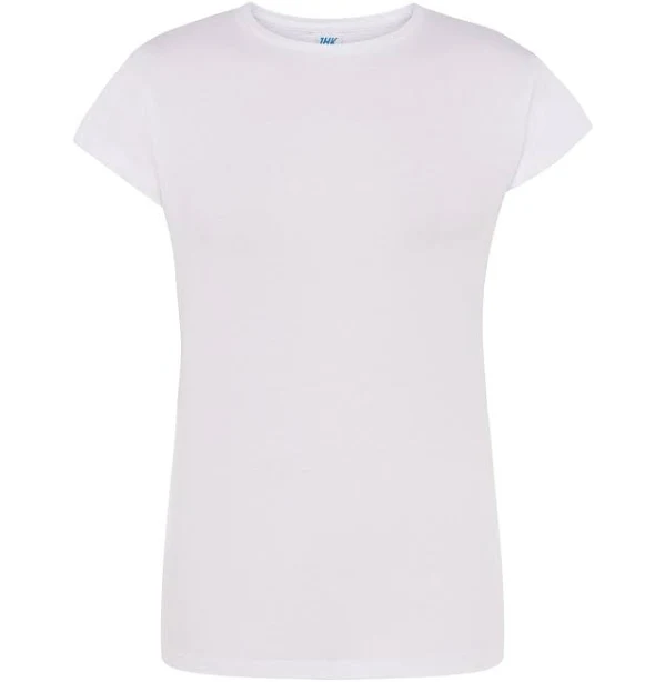 t-shirt Футболка жіноча біла з круглим вирізом JHK - WHTSRLCMF Atteks $466