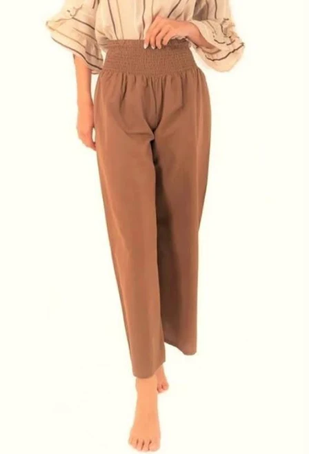 trousers Штани палаццо широкі з високою талією M Бежевий ЕПІЦЕНТР $3950