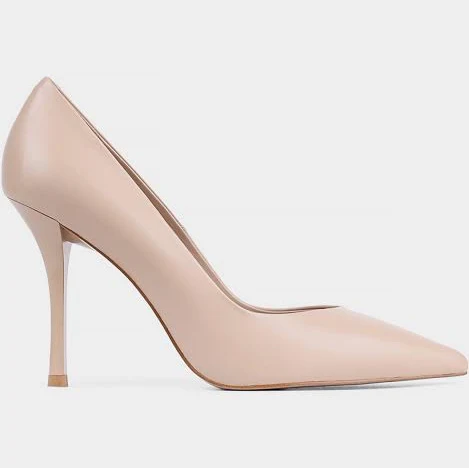 shoes Шкіряні Жіночі Туфлі на підборах MIRATON (000197739) колір бежевий Intertop.ua $2799