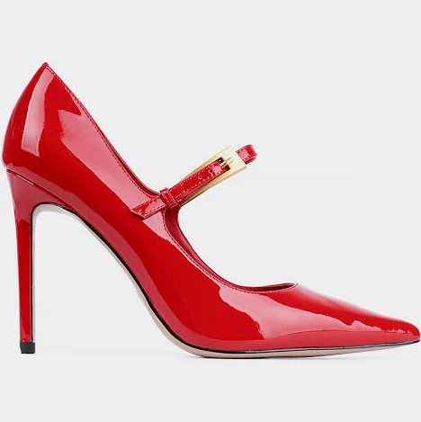 shoes Жіночі Туфлі на підборах MIRATON (000198427) колір червоний, матеріал лакова натуральна шкіра Intertop.ua $1999