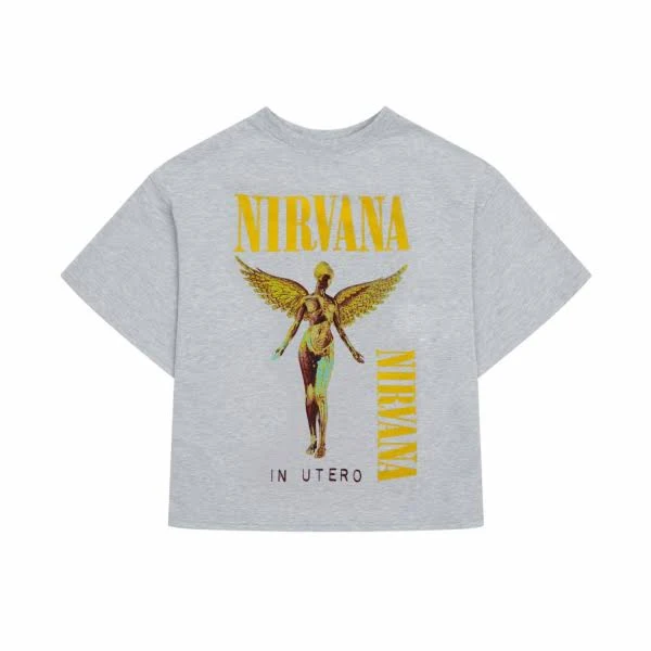 oversized t-shirt Футболка оверсайз сірий меланж Nirvana 4people.com.ua $1250