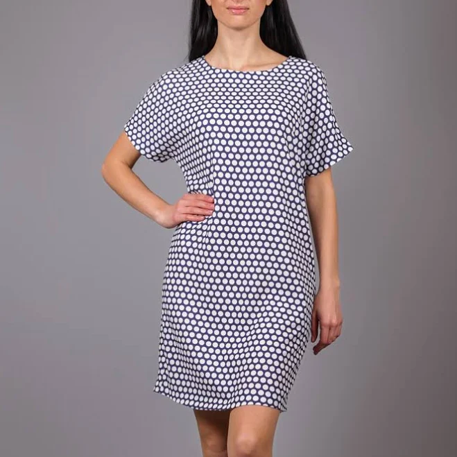 dress Сукня синя в білий горох River Woods DN8 Shopping Space $1710