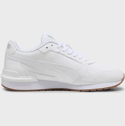 shoes Білі шкіряні кросівки ST Runner v4 Leather Sneakers Unisex Білий 5.5 PUMA 399068_13 md-fashion.ua $2440