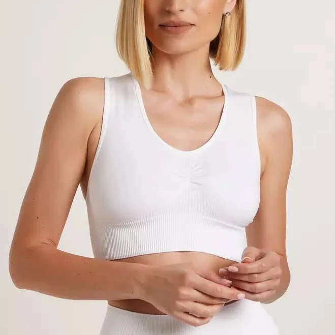 топ Спортивний топ TOP SPORT SHAPE MELANGE white (білий) Giulia $149