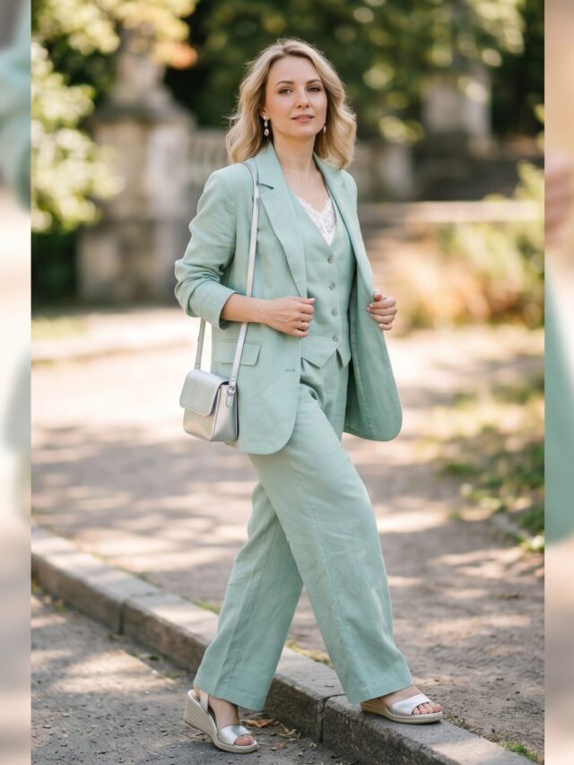 Какой женский костюм-тройку я выбрала после примерки