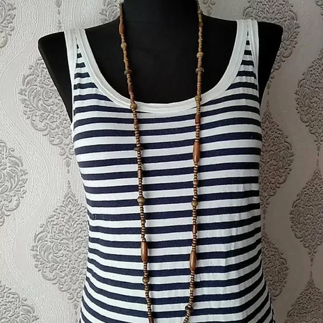 accessory Ожерелье из деревянных бусин. Длина 106 см. Удлинитель 7 см. Shafa $141