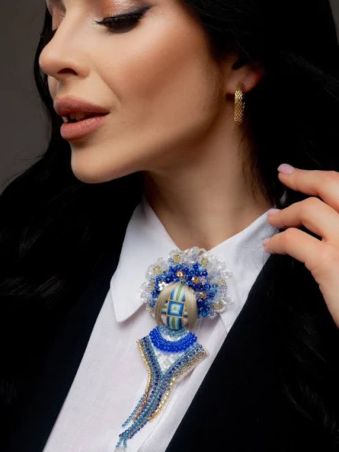 аксессуар Серьги-кольца из золота Zarmilkas $1250