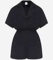 dress Комбинезон из фактурной ткани, черный kachorovska.com $1900