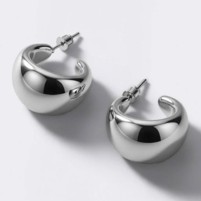аксессуар Серебристые серьги-капли Natali Bolgar $198