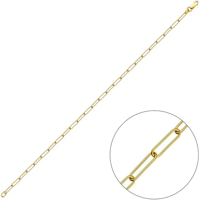 accessory Тонкий браслет из желтого золота