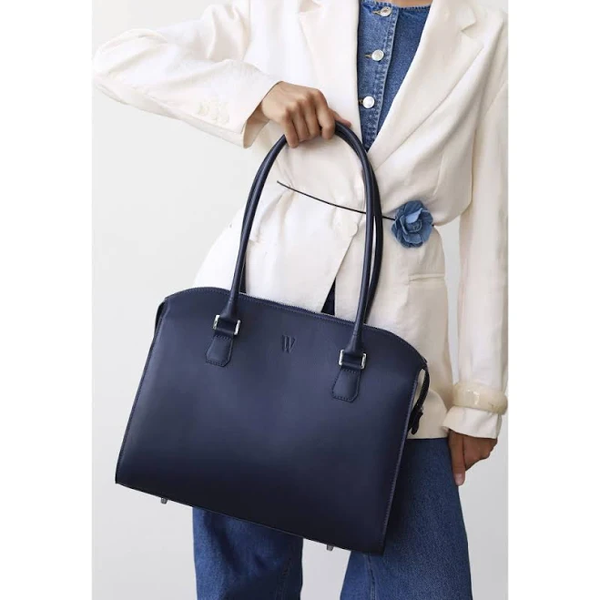 bag Женская сумка из натуральной кожи Business темно-синяя The Wings thewings.com.ua $7020