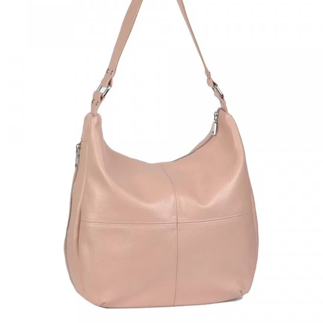 bag Женская кожаная сумка-хобо Charm 06 пудра Мир сумок $2456